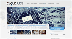 Desktop Screenshot of cloud-juice.net