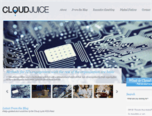 Tablet Screenshot of cloud-juice.net